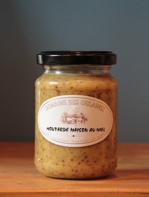 Moutarde Maison au miel Domaine des Oulaines 180gr.