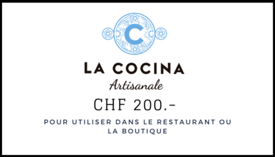 Carte Cadeau CHF 200
