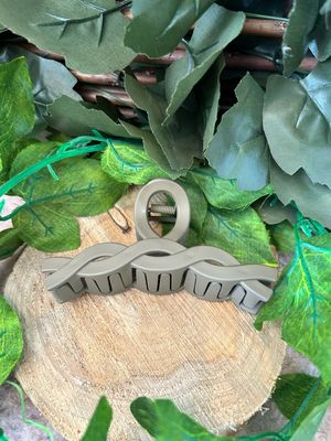 Dark Colour Large Hair Claw Clip (swirl Design)