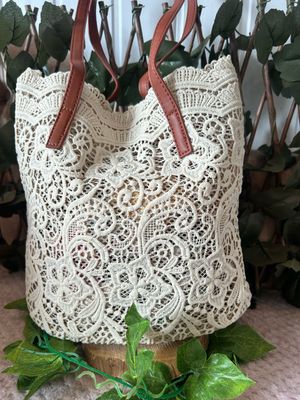 Lace Summer Cavas Bag