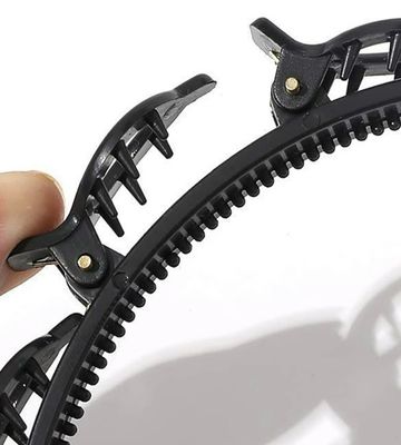 Clip Back Headband Black