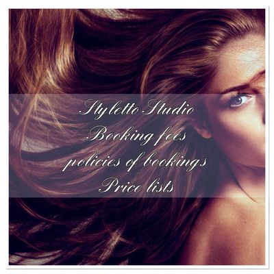 Salon Booking Fees &amp; Gift Vouchers (Non Refundable)