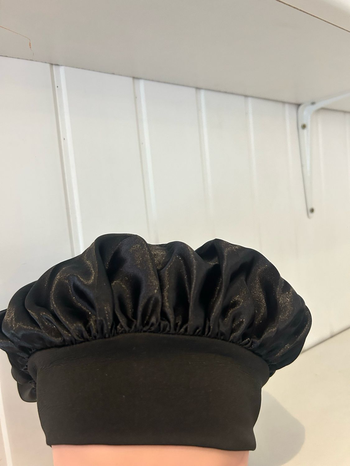 Black Silk Bonnet