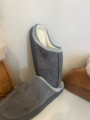 Grey Slippers 40-41