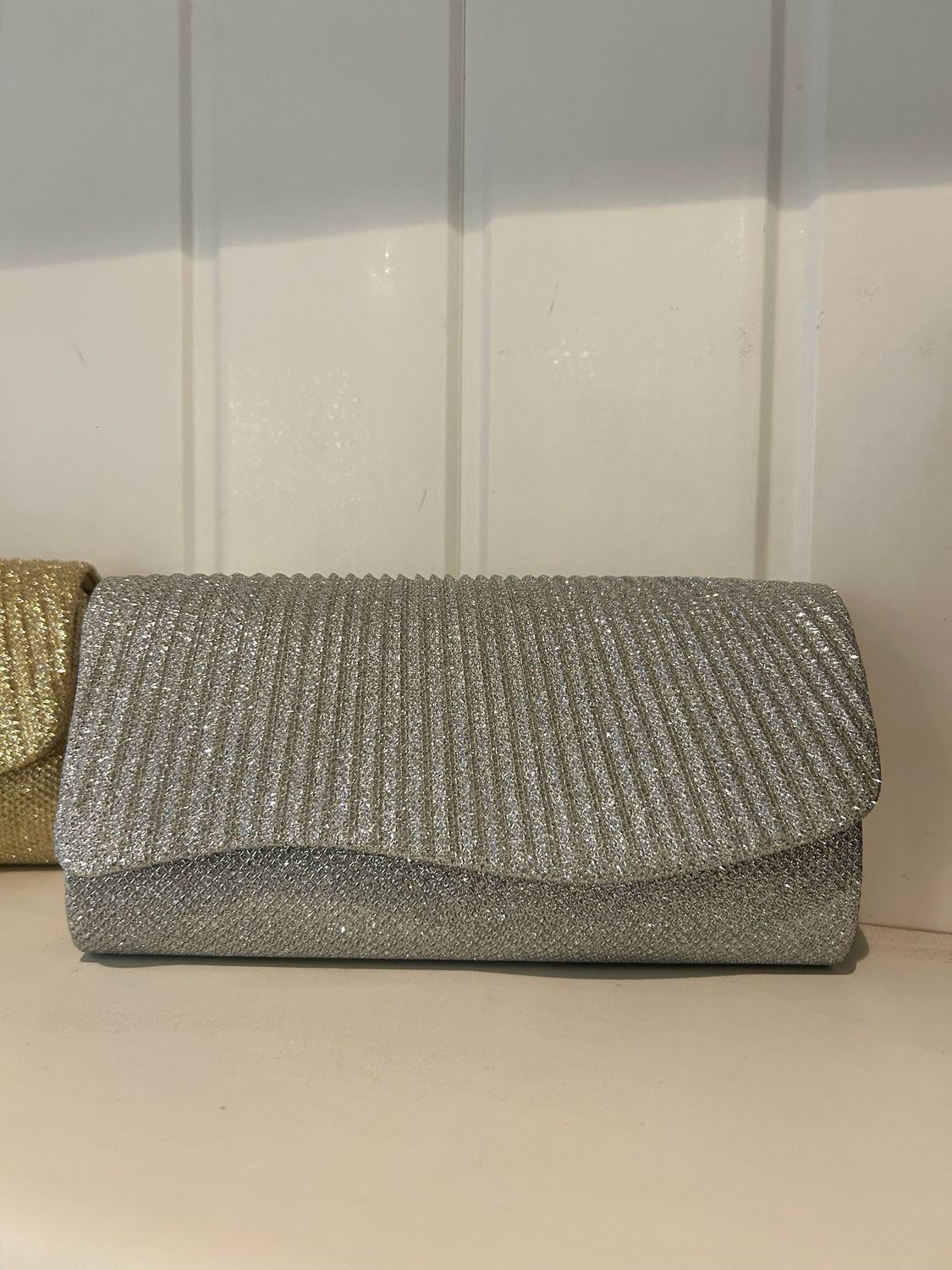 Silver Clutch Bag