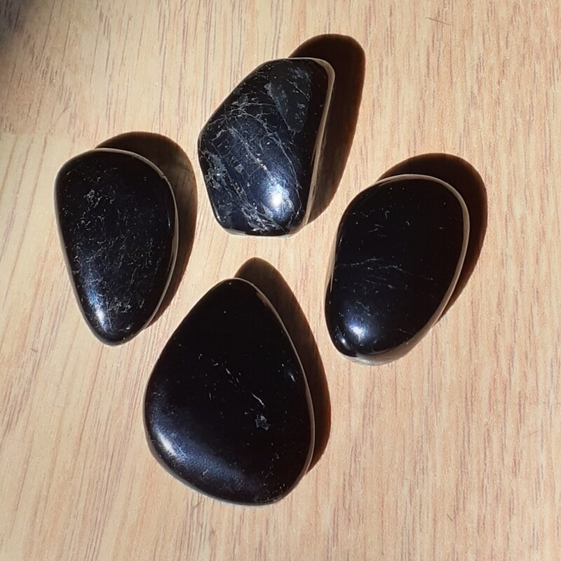 Pierres roulées Tourmaline Noire, Brésil 