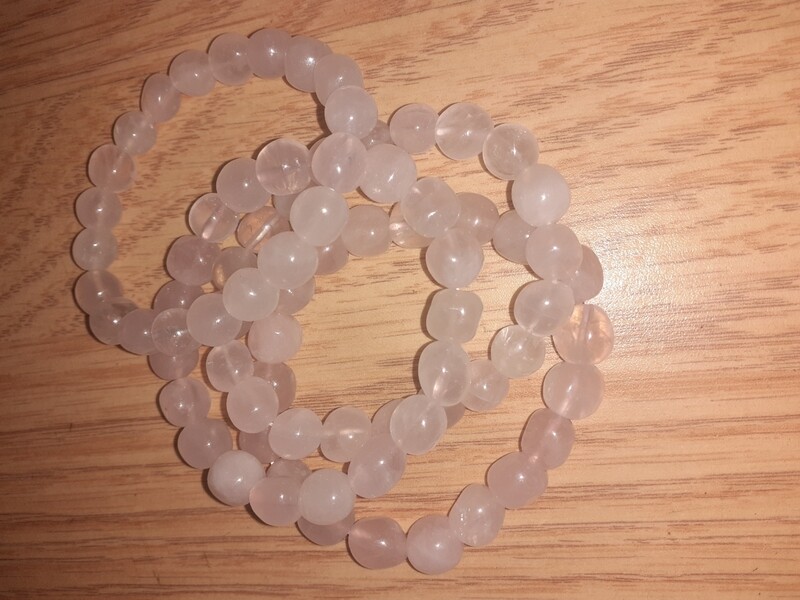 Bracelet Quartz Rose, Brésil 
