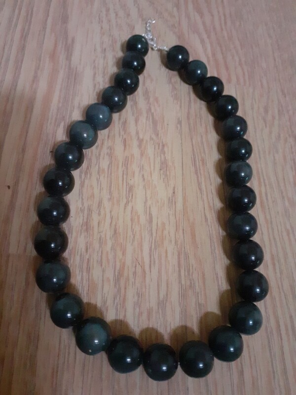 Collier Obsidienne Oeil Céleste 