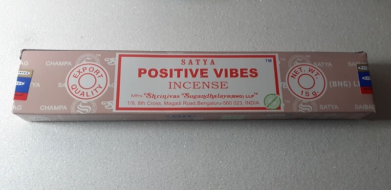 Batons d'encens Positive Vibes, Inde.