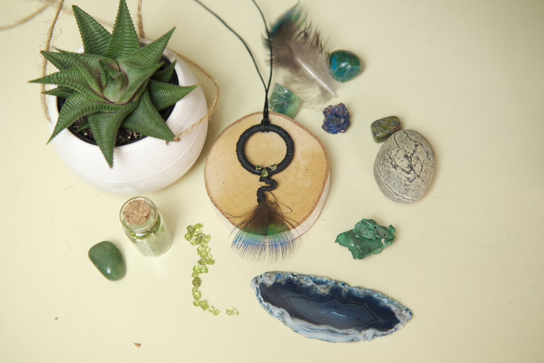 &quot;Peacock spirit&quot; amulet