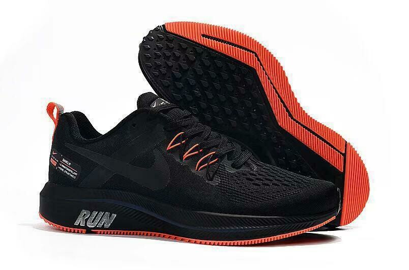 Nike Structure 15 Run Black Orange Running Shoes