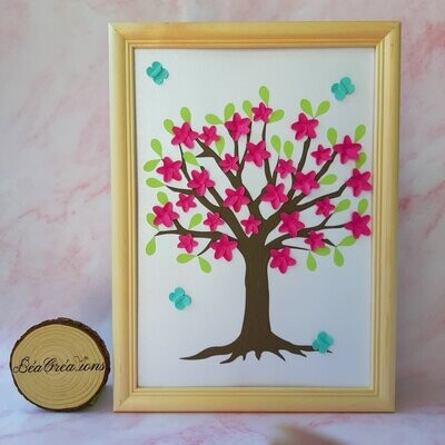 Cadre décoratif murale Arbre de vie en fleur