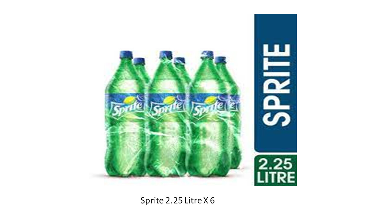 Sprite 2.25 Litre X 6