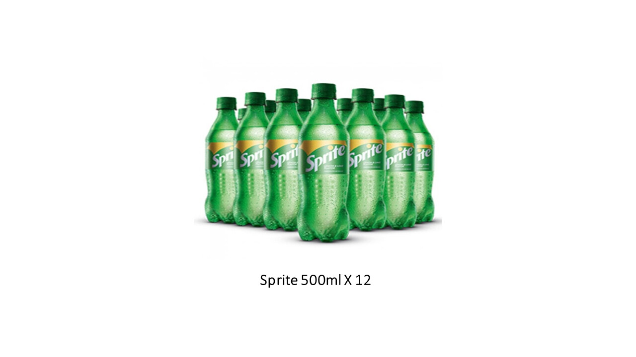 Sprite 500 ml X 12