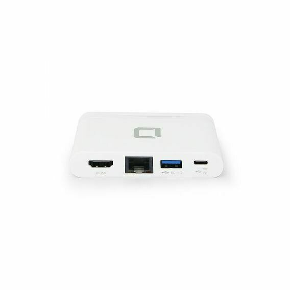 DICOTA STATION D'ACCUEIL PORTABLE BLANC 4-EN-1