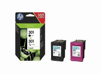 Cartouche HP 301 pack de 2 cartouches Cartouche HP 301 pack de 2 cartouches