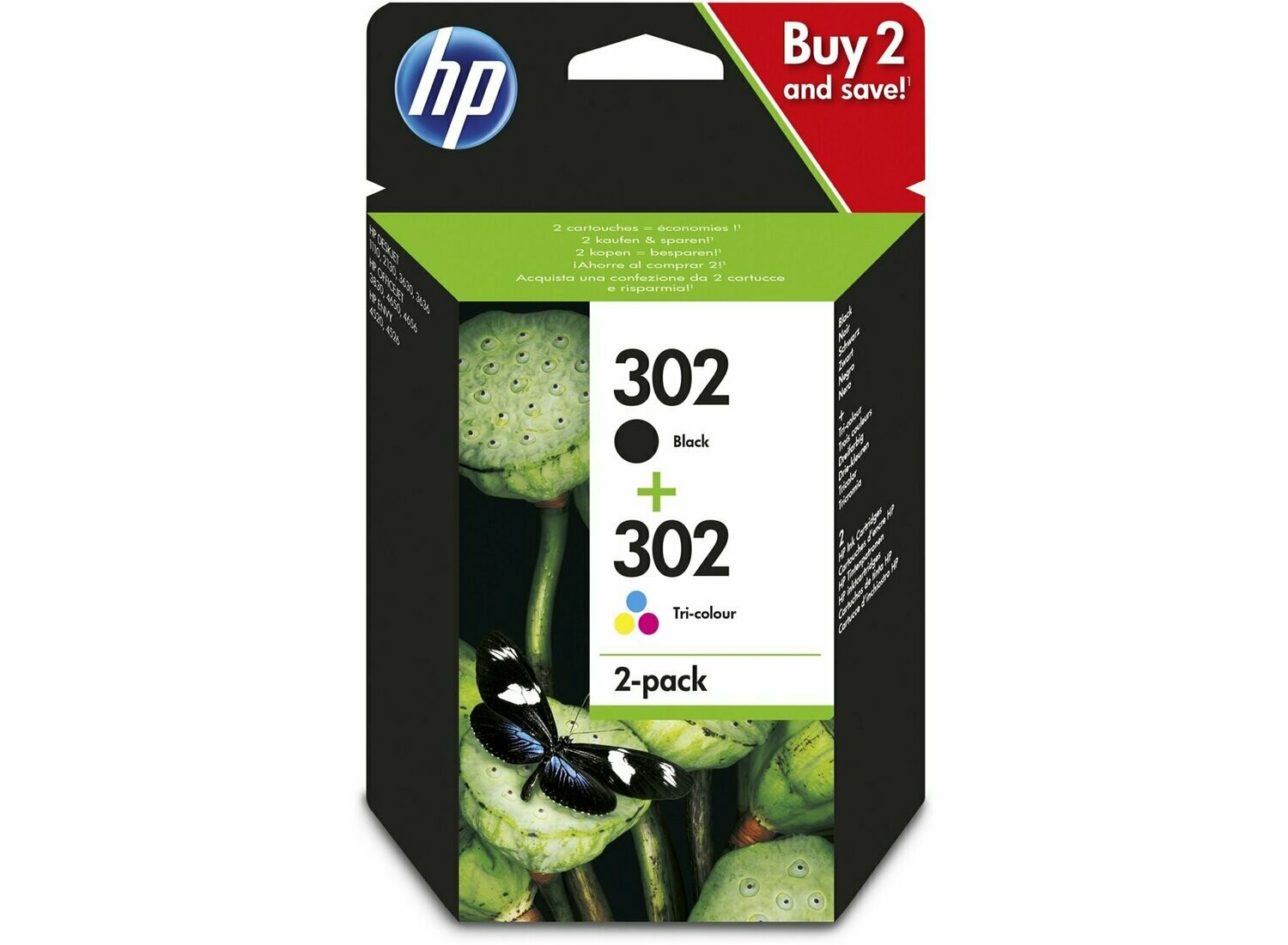 Cartouche HP 302 Pack de 2 cartouches