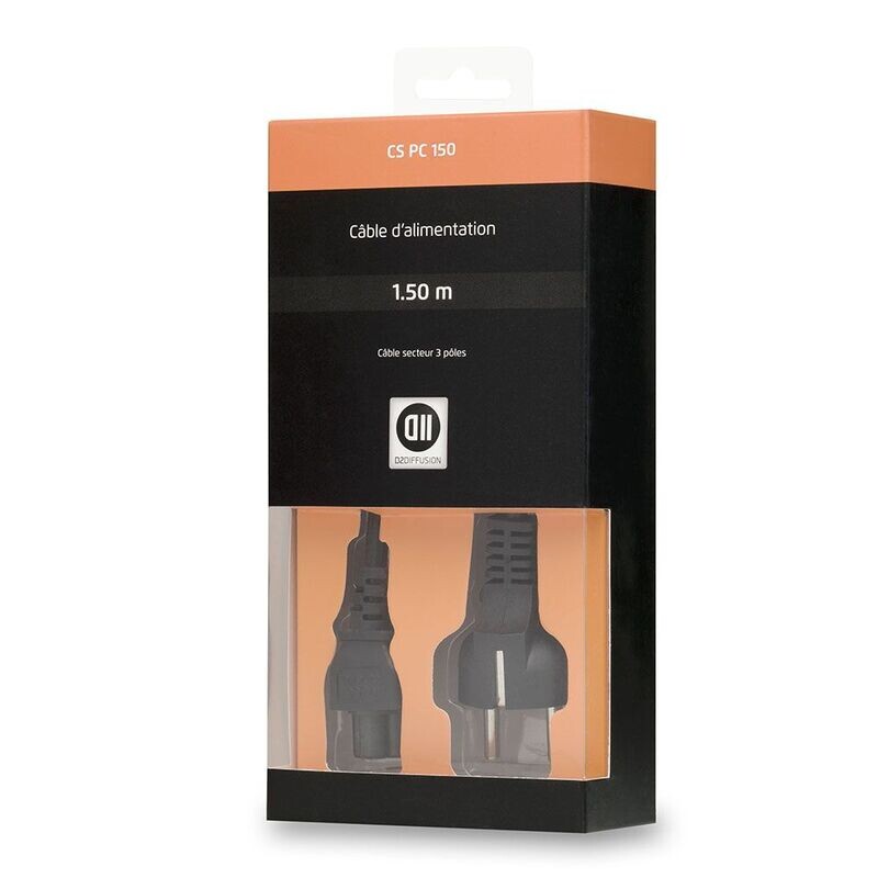 CÂBLE ALIMENTATION SECTEUR EUROPA IEC C13 - 1.50 M