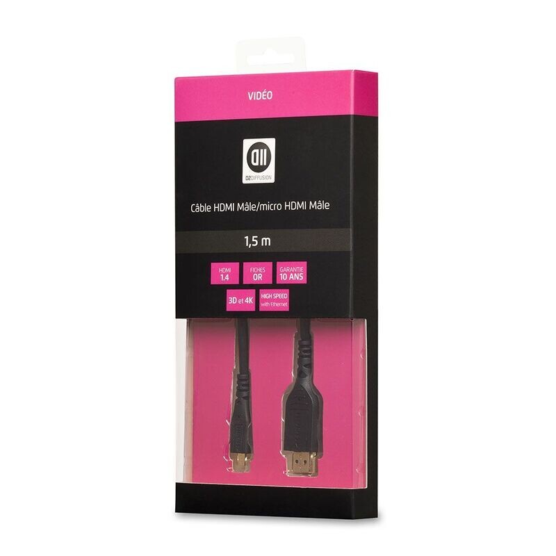 Câble HDMI /micro HDMI  1.50 m