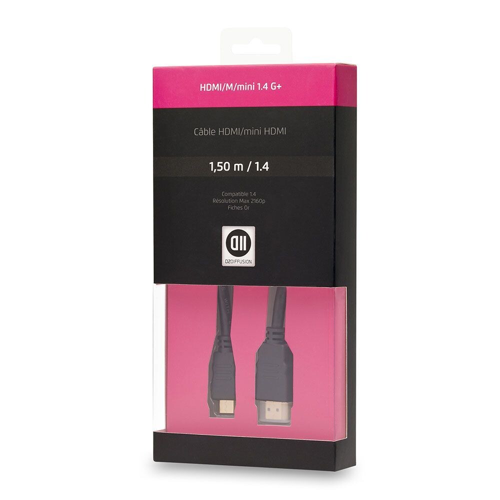 Câble HDMI mâle/mini HDMI mâle