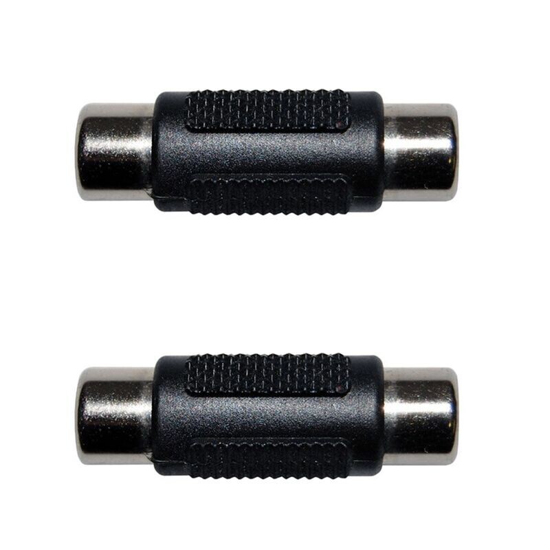 Adaptateur 2RCA femelles/2RCA femelle