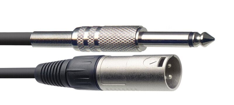 Câble audio STAGG deluxe - XLR M /Jack 3 m