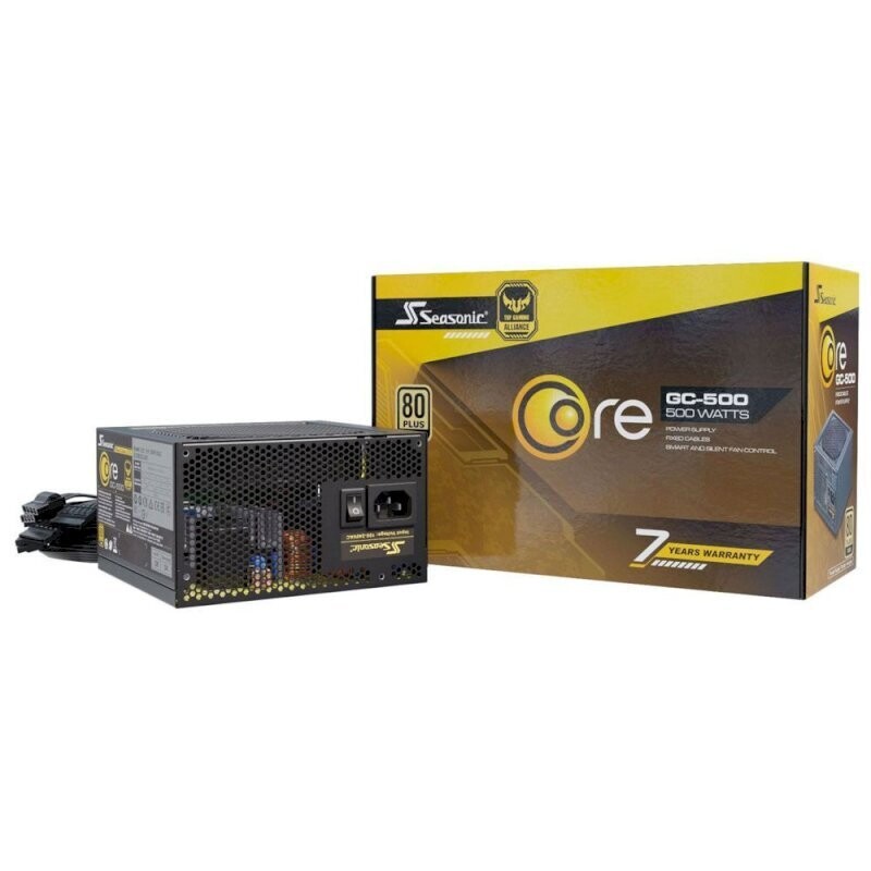 Alimentation Seasonic Core GC-500 500W Gold 80 Plus Standard