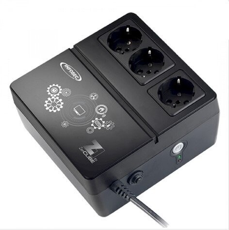 Onduleur Zenergy Cube 400VA - 3 prises FR Ondulées EX 400 *Infosec 66072