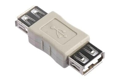 Changeur / Inverseur de genre USB - Coupleur / Adaptateur USB A vers A - F/F - Blanc - inverseur de connexion USB - USB pour USB