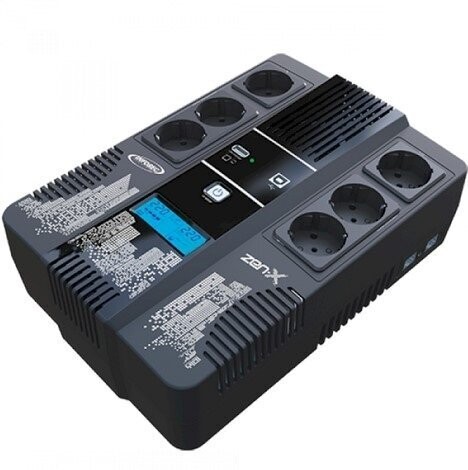 Onduleur Line Inter Zen-x 600 600VA 6 prises FR dont 3 Ondulées