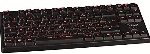 Clavier Gamers Drakkar Nidavellir AZERTY Retro Éclairé Rouge