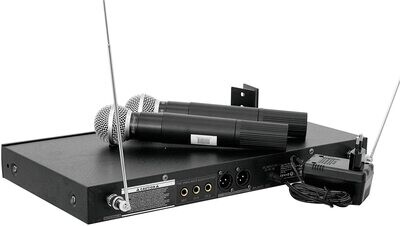 OMNITRONIC Système de microphone VHF-450 sans fil