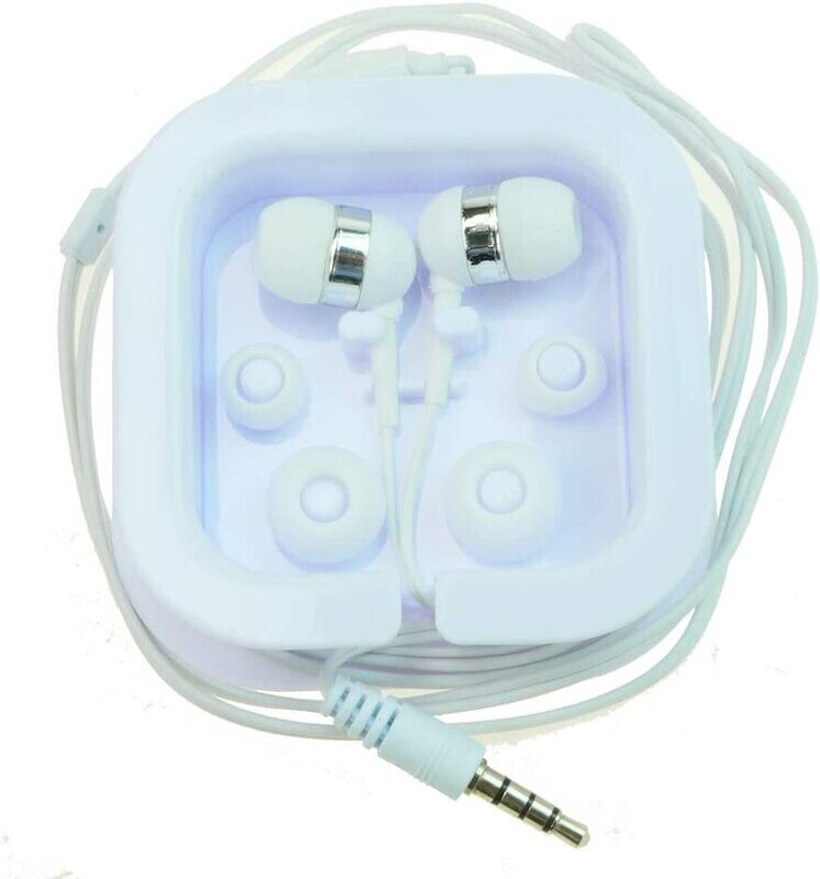 Écouteurs Intra-Auriculaires stéréo avec Microphone pour Tous Les Smartphones avec Prise Jack 3,5 mm