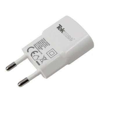 Prise Adaptateur secteur USB - 1 port - 1 A Blanc ou Noir TEKMEE