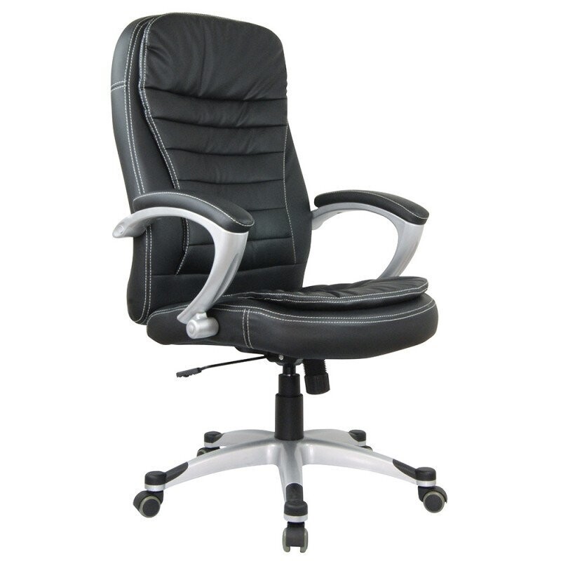 Fauteuil de bureau double confort pied chrome ''NEPTUNE''