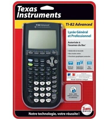 Calculatrice graphique TI 82 Advanced TEXAS INSTRUMENTS