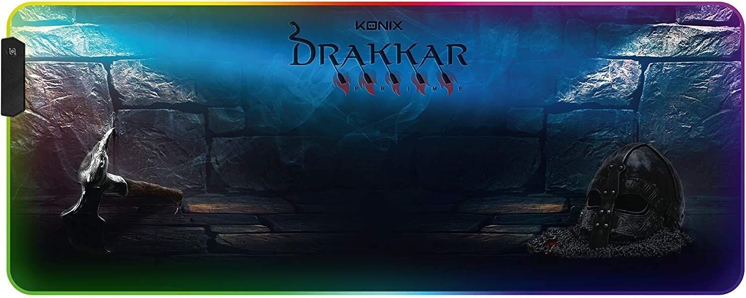 Konix Drakkar Tapis de souris Hetland XL 80 x 30 cm