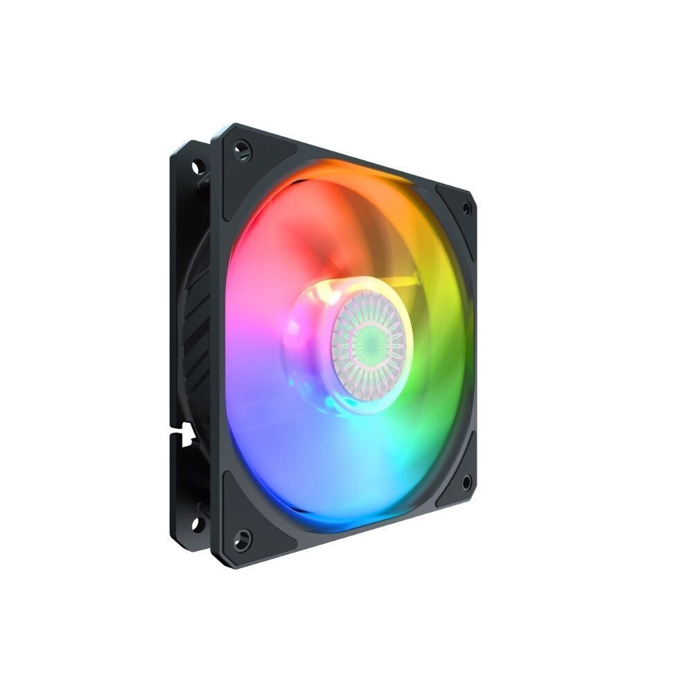 Ventilateur CoolerMaster SickleFlow 120 ARGB 12cm 4 broches 650-1800 RPM 12V 3W Refroidissement par air spécifique Air Flow 62CFM 2.5mm MFX-B2DN-18NPA-R1