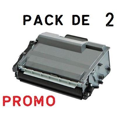 Pack de 2 Toner générique Noir équivalent à Brother TN-3480