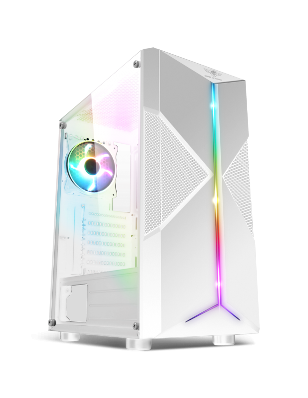 Boitier CLONE III BLANC ARGB EDITION mATX/ATX sans alim