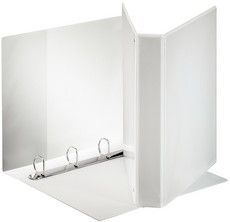 Esselte Classeur personnalisable, format A4+, blanc

4 anneaux mécaniques, largeur du dos: 75 mm, diamètre de l'anneau: 50 mm avec 3 poches externes (55297)