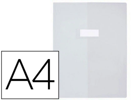 Protège-cahier elba strong line pvc cristal 15/100e coins renforcés 30/100e a4 210x297mm incolore.