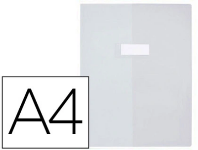 Protège-cahier elba strong line pvc cristal 15/100e coins renforcés 30/100e a4 210x297mm incolore.