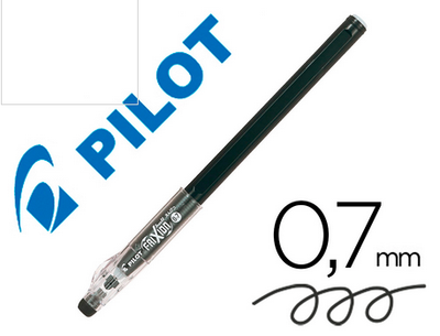 Frixion ball stick roller encre gel noir 0.7 mm.