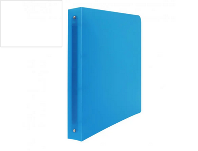 Classeur 4 anneaux polypro office plast dos 30mm 32x25 cm bleu