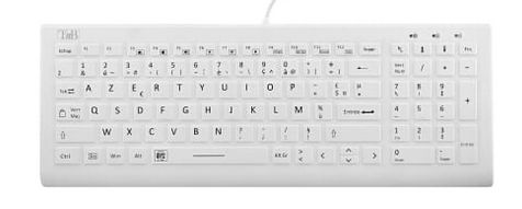 Clavier filaire médical IP68 - AZERTY (FR)