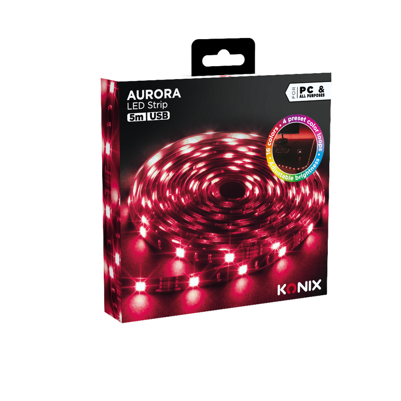 Aurora bande LED 5m USB