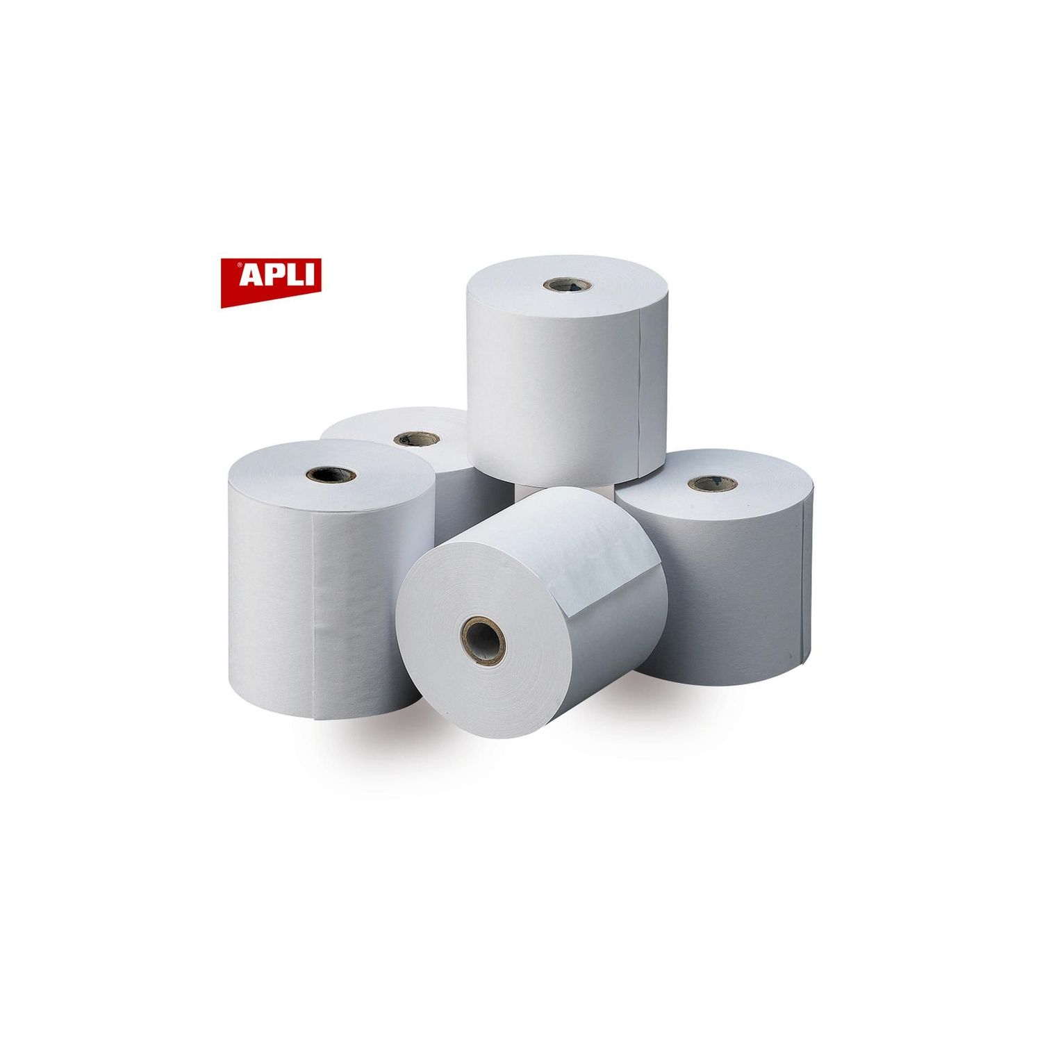 Bobines de papier thermique pour Caisse sans phénol 80x80x 12 mm 8 u.
