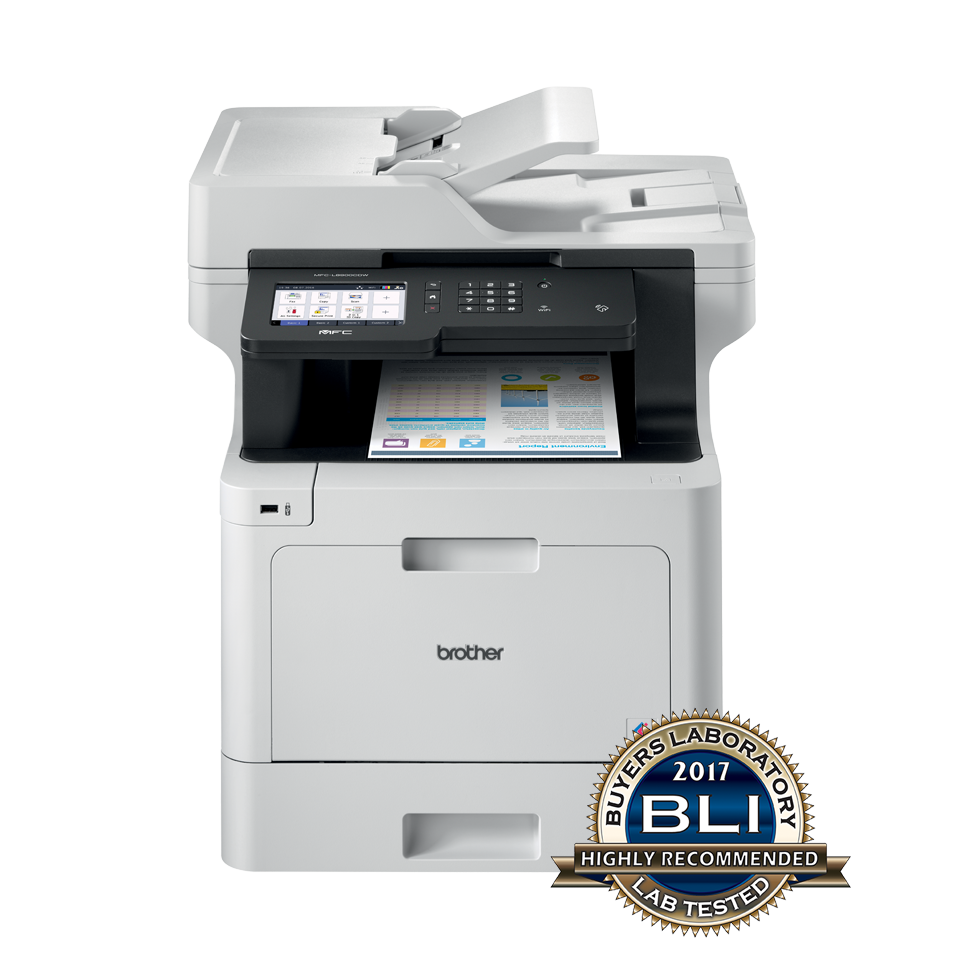 MFC-L8900CDW Imprimante multifonction 4-en-1 laser couleur WiFi et NFC Reconditionnée