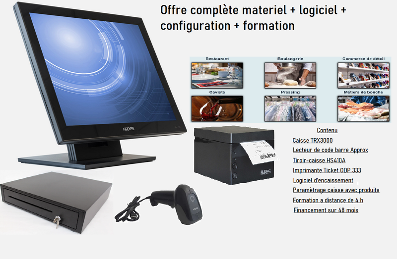 Offre complète Solution de Caisse sérénité TRX3000